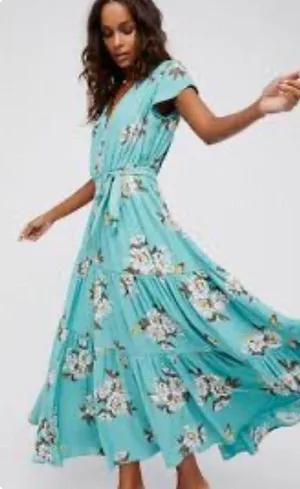 Free People floral maxi dress 6 thumbnail 1