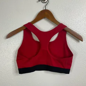 Nike Dri-Fit Medium Support Red Sports Bra Size Medium‎ thumbnail 2