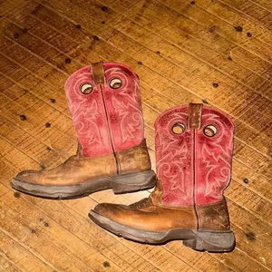 Durango Lady Rebel womens 10” Weston brown embroidered cowboy boots thumbnail 2