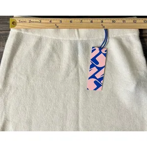 Noname Naked Cashmere Crochet Midi Skirt 100% Cashmere White Size XS NWT thumbnail 9