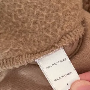 Koolaburra by UGG Sherpa Fleece Quarter Zip Pullover Women’s Size Large Brown thumbnail 5