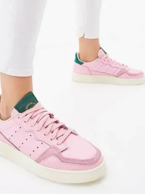 Adidas Supercourt 'True Pink Green Pink Low Top Sneakers Sneaker Size 9 thumbnail 2