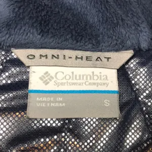 Columbia Women’s Omni-Heat Puffer Sherpa Lined Hood Navy Blue Zip-Up Jacket thumbnail 11