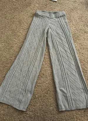 Edikted Cable Knit Pants thumbnail 1