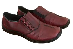 Rieker Antistress Red Leather Elastic Side Women’s Shoes‎ Size EU 39 / US 8.5 thumbnail 1