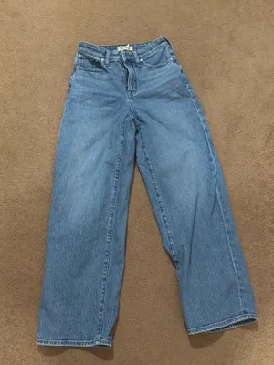 Madewell curvy perfect vintage wide leg jeans thumbnail 1