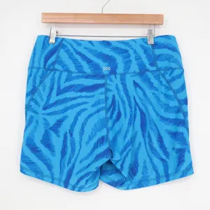 DSG DICK'S Sporting Goods Athletic Shorts Women XL Blue Tie Dye Stretch Mid Rise thumbnail 6