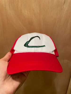 Pokémon VTG 90’s Ash Ketchum Embroidered Strap Back Hat Cap Charizard Pikachu! Has some dents no flaws thumbnail 9