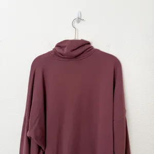 [Aerie] Oversized Fleece Turtleneck Sweater Pullover Sweatshirt Cozy Sz Small S thumbnail 5