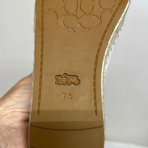 Coach Pink and White Leather Sneakers Never Wore (see photos) thumbnail 10