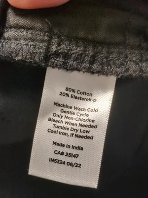 Talbots Black Velveteen Curvy Straight Leg Pants Size 10 thumbnail 4