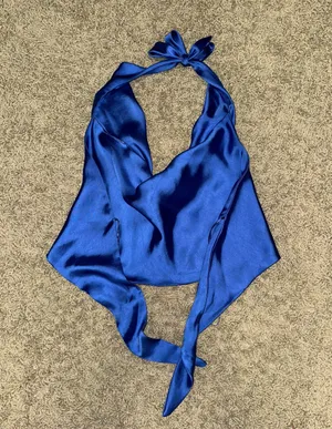 Silk Halter Top thumbnail 2