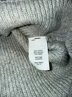 Madewell Crossback Gray Sweater Size XS thumbnail 3