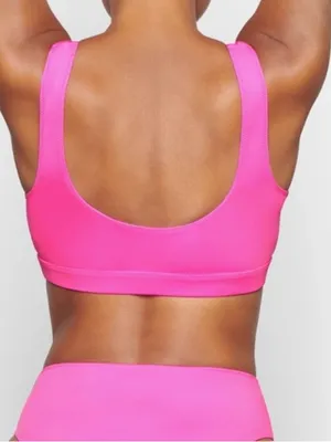 Skims NWT Tank Bikini Swim Top Taffy Pink Size M thumbnail 2