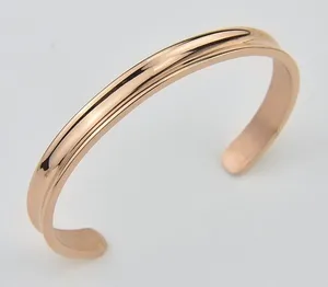 Rose Gold Stainless Steel Adjustable Hair Tie Holder Bracelet Bangle thumbnail 1
