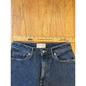 Everlane‎ Curvy Original Cheeky Jean Women Size 29 Blue Organic Cotton Crop thumbnail 6