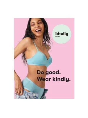 Kindly Yours caged v-neck seamless mauve seamless bralette size large thumbnail 5