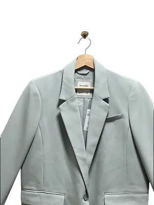Abercrombie & Fitch Relaxed Suiting Blazer Mint Green Size M NWT Minimalist Cute thumbnail 5