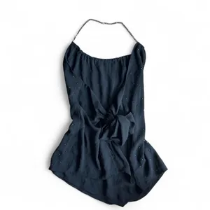 Express Women's Black beaded halter thumbnail 2