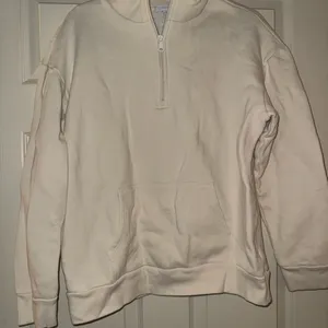 Cream Half-Zip Sweater thumbnail 1