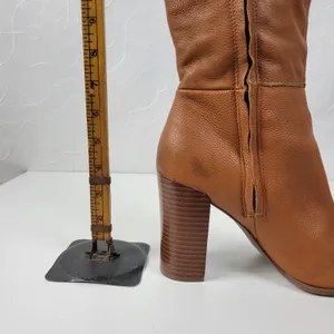 Kenneth Cole NY Justin Womens Boots Size 8.5 Cognac Leather Knee‎ High Round Toe thumbnail 12