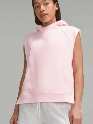 Lululemon Scuba Sleeveless Hoodie Vest Pink Oversized Athleisure XS/S thumbnail 1