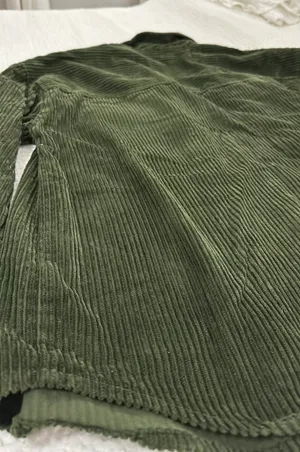 Velvet Heart Army Green Corduroy Jacket thumbnail 3