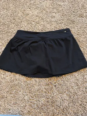 Nike Women’s Black & Gray Heather Tankini Top with Black Swim Skort thumbnail 10