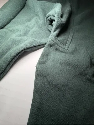 Zella Dark Green Boxy Cropped Scuba Crew Sweatshirt thumbnail 6