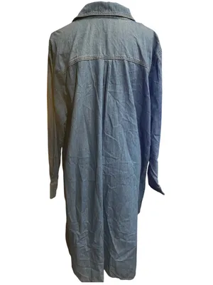 NWT Lane Bryant plus size denim dress, size 18/20 Western, rodeo, cowgirl thumbnail 4