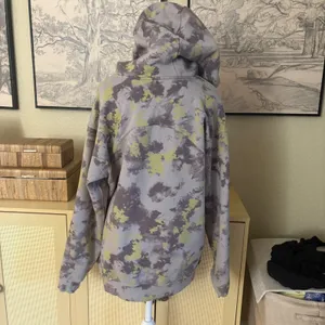 LULULEMON All Yours Hoodie Orbital Tie Dye Mauve Grey Multi‎ Size 12 thumbnail 6