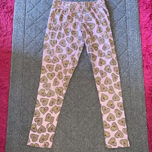 Joe Boxer Will Wake For Waffles Pink and Gold Glitter Pajama Set thumbnail 7