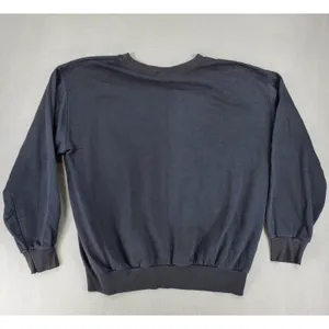 VTG Buffalo Bills Cowboys Super Bowl Crewneck Sz‎ L Distressed Black Lightweight thumbnail 3