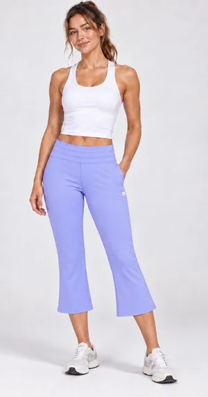 Vuori Size L Daily Form Ankle Pants Cropped Hyacinth Leggings BlissBlend Form thumbnail 1