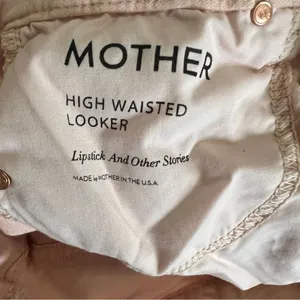 MOTHER The Looker Petal Pink Corduroy High Rise Skinny Jeans 26 NWT thumbnail 8