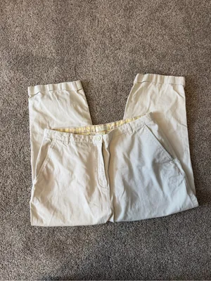 Christopher & Banks Khaki Capri Pants thumbnail 2