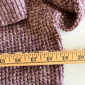 Abercrombie Fitch Women's Hooded Cardigan Sweater‎ Mauve Speckled Knit Size S thumbnail 5