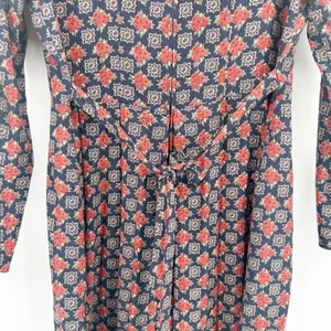 EXPO Womens Vintage 90s Floral Lace Collar Prairie Cottagecore Midi Dress‎ 10 thumbnail 7