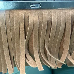 Fringed Tan Clutch Wallet Brown thumbnail 5