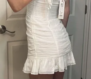 MINKPINK New Mini White Summer Dress thumbnail 2