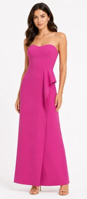 Dress The Population - “Kai” Stretch Crepe Strapless‎ Gown thumbnail 1