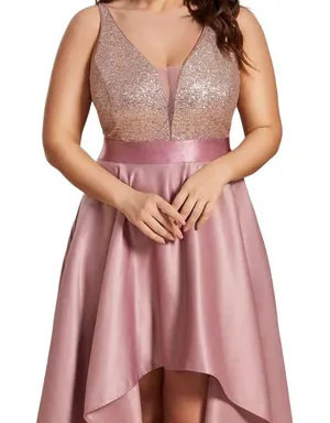 Sleeveless High Low Sequin Evening/Prom Dress thumbnail 5