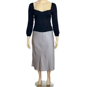 REFORMATION Reign Top, Black,12 (US) thumbnail 9