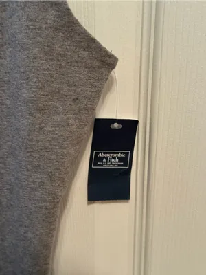 Abercrombie & Fitch Heather Gray Square Neck Bodysuit thumbnail 4