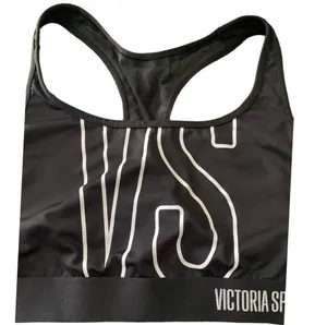 VICTORIAS SECRET-VICTORIAS SPORT-BLACK SPORTS BRA-SIZE XL Black sports bra in new condition, does normt have padding, mesh back. Bust: armpit to armpit 18-20 inches thumbnail 2