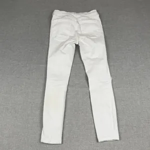 Free People Jeans Womens W 27R White Mid Rise Skinny Distressed Ripped Denim thumbnail 10