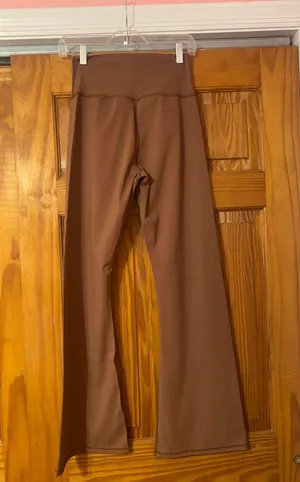 Brown Flare Yoga Leggings Size M thumbnail 2