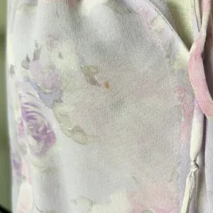 LoveShackFancy Popover Lavender Purple Silk Floral Tiered Ruffle Mini Dress XS thumbnail 5