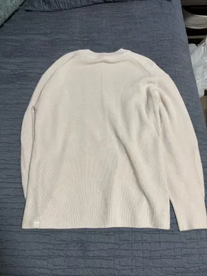 Lululemon women’s knit sweater cream color thumbnail 2