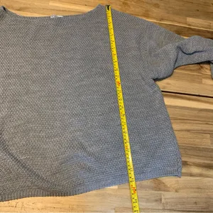 Style Cheat Grey Waffle Knit Sweater M Size M thumbnail 5